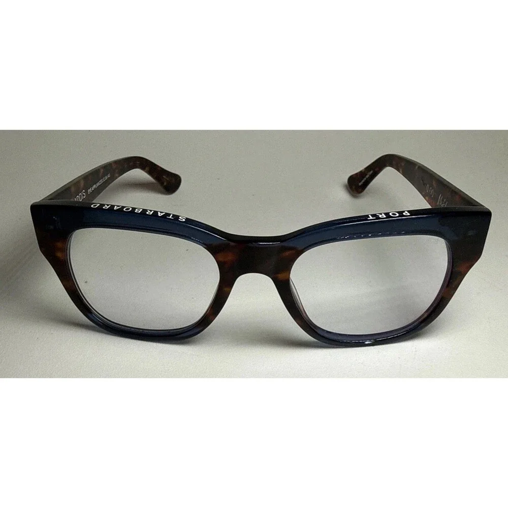 Caddis The Miklos Reading Glasses 0.00 Tortoise Shell Blue Size 52-20-145